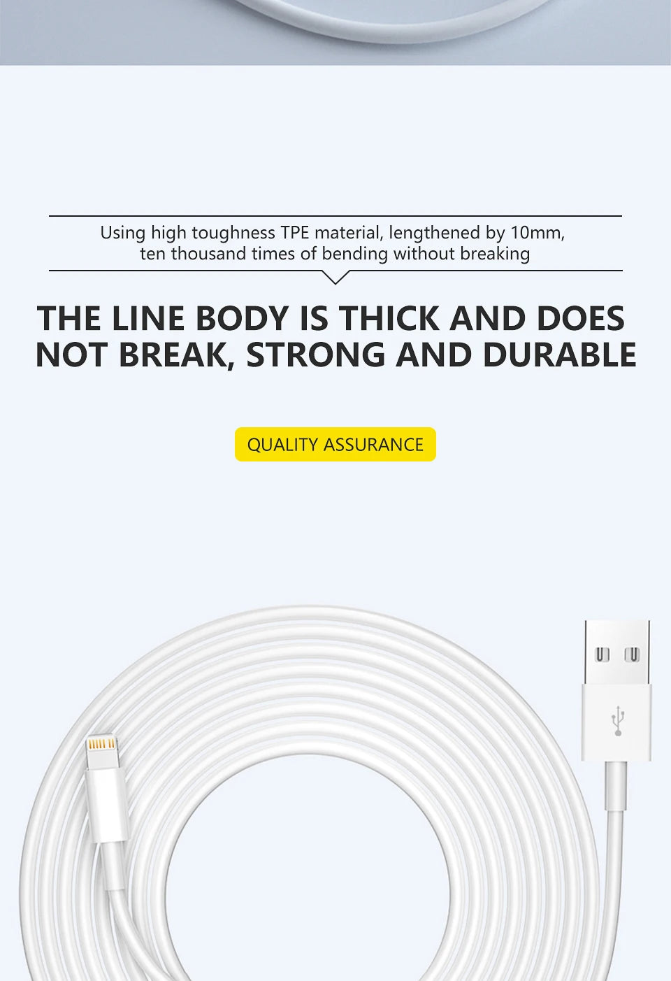 For APPLE USB Cable For iPhone 13 12 11 14 Pro Max XR X XS Max 6S 6 7 8 Plus iPad iPhone Charger Fast Charging Cable Accessories
