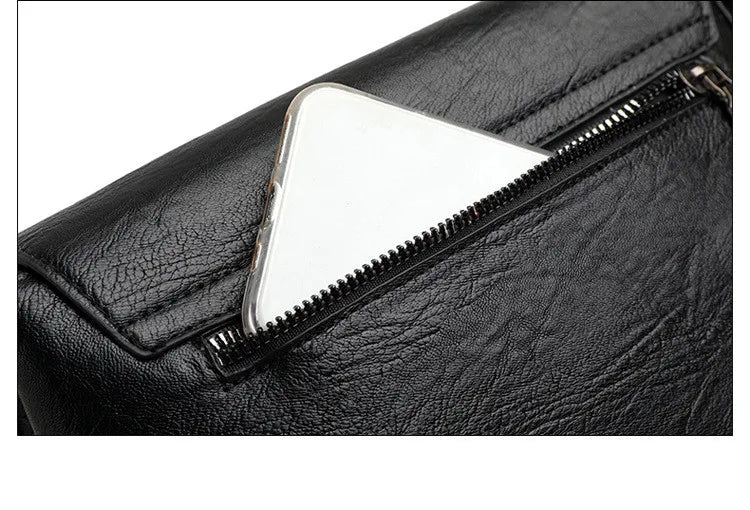 2023 Single Shoulder Bag PU Soft Leather Texture Women's Bag Large Capacity Crossbody Bag Simple Small Square Fashion Handbag