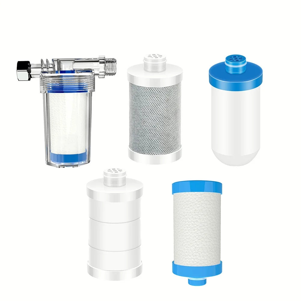 1PC Purifier Output Universal Shower Filter PP Cotton Shower Strainer Faucet Water Heater Purification Kitchen Bathroom Fittings