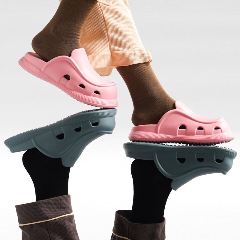 Baotou Dicke Unterseite Mode Hausschuhe Oberbekleidung Home Schuhe EVA rutschfeste Casual Strandschuhe