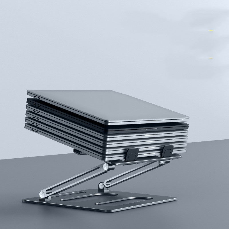 Support d'ordinateur portable en métal réglable pour bureau