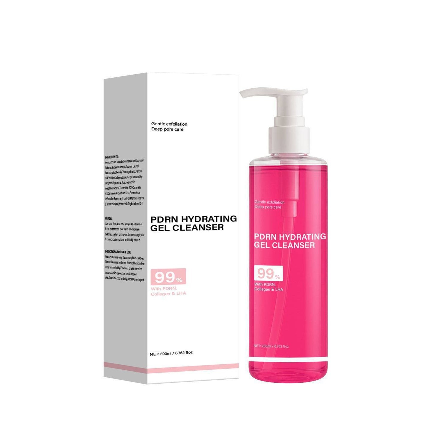 PDRN Skin-friendly Moisturizing Jelly Foam Facial Cleanser