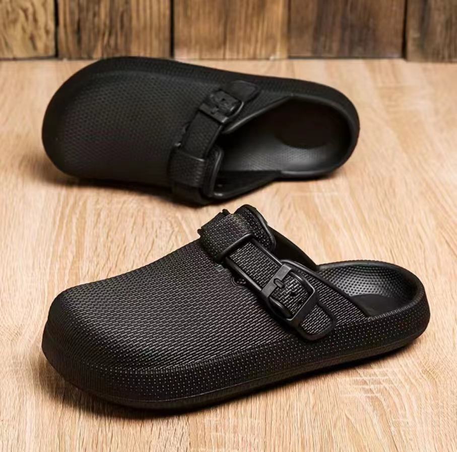 Chaussons d'intérieur légers à semelle souple et semelles en caoutchouc