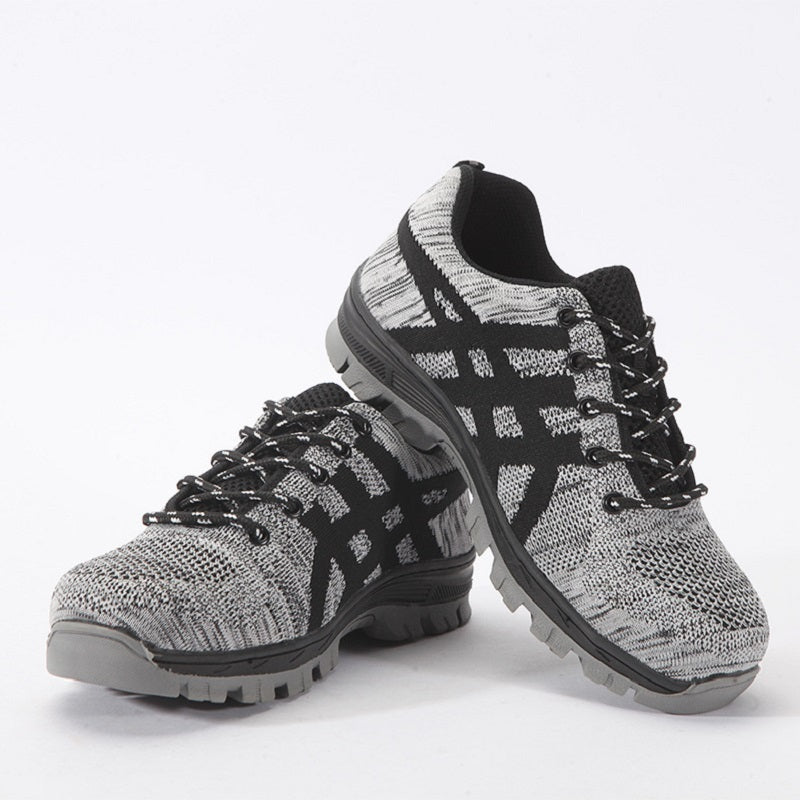 Chaussures de sécurité de travail, baskets indestructibles à embout en acier anti-perforation