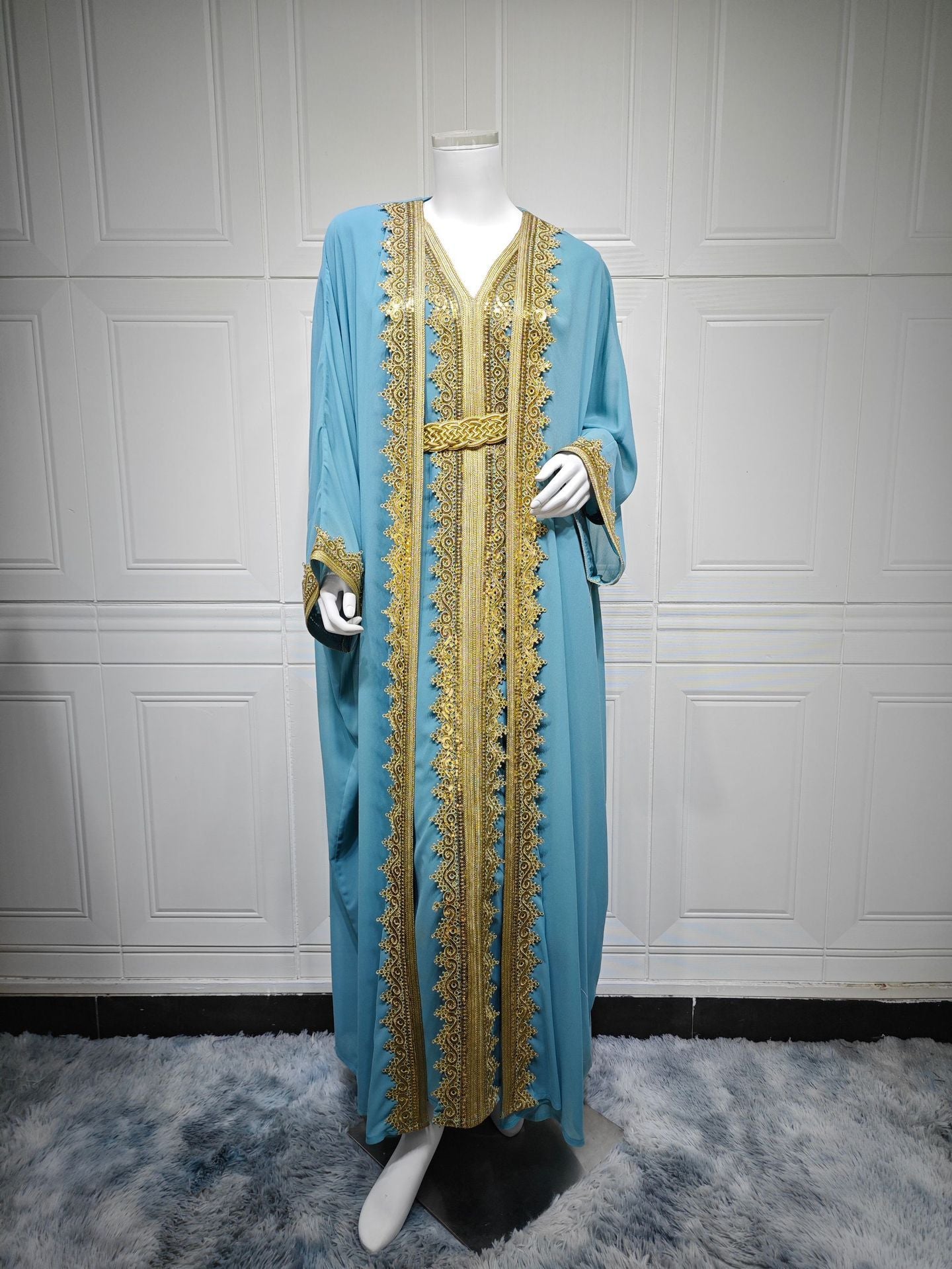 Muslimisches Kleid Naher Osten Gürtel