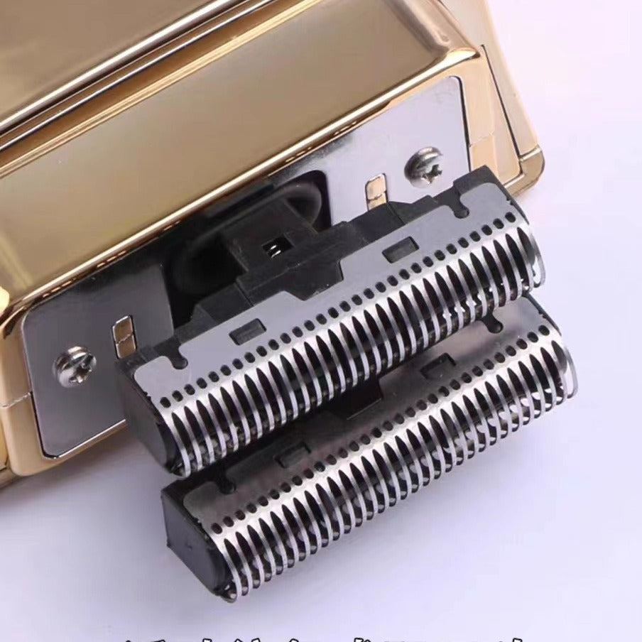 Babas P600 Golden Haarschneidemaschine Öl-Kopf Glatzen-Kopf Push White Friseursalon Haushalt Rasierer Professionelles Push White Gerät