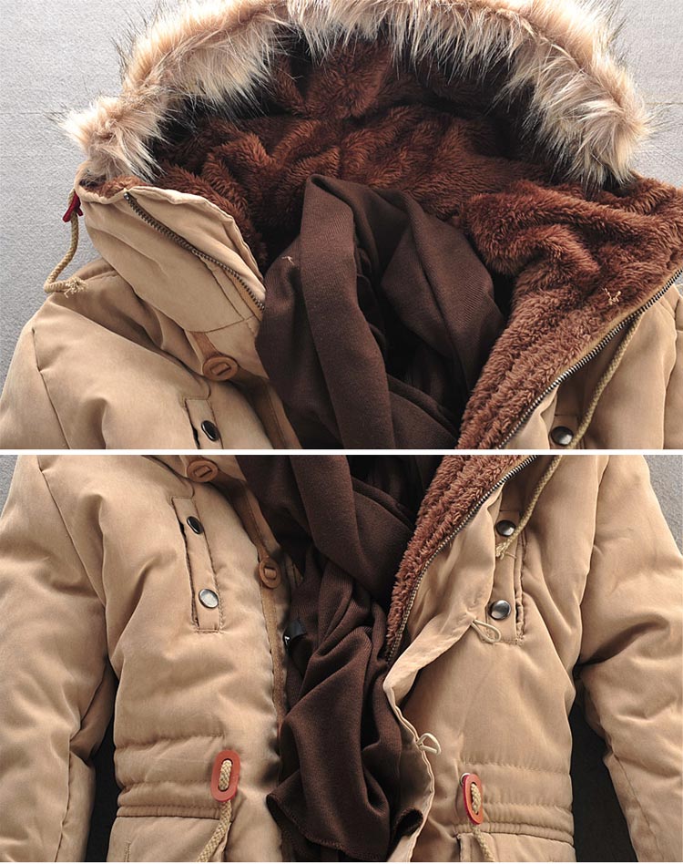 Manteau d'hiver pour hommes, doublure en laine d'agneau, veste épaisse matelassée, manteau en coton pour hommes