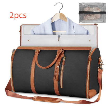 Sac de voyage grande capacité pour femme Sac à main Sac de costume pliant Sacs fourre-tout étanches pour vêtements
