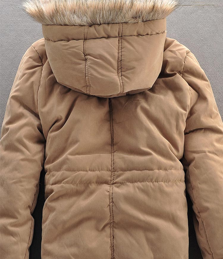 Manteau d'hiver pour hommes, doublure en laine d'agneau, veste épaisse matelassée, manteau en coton pour hommes
