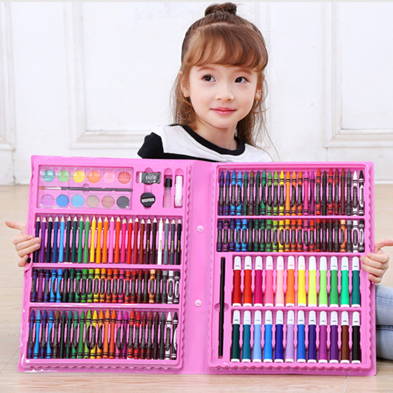 Trendy Painting Set, School Supplies, Brush Set, Oil Pastel Painting
