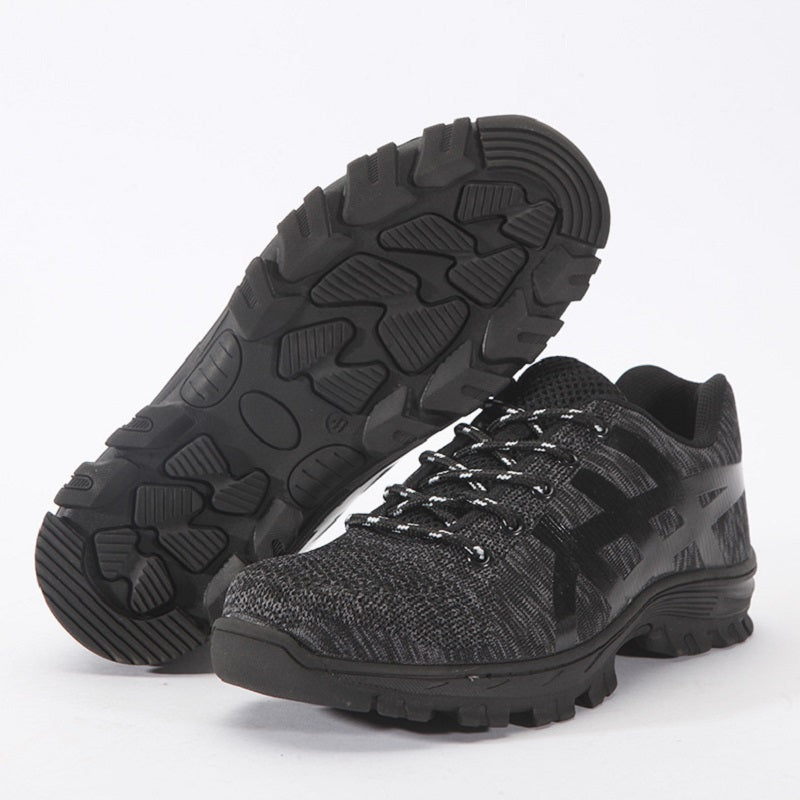 Chaussures de sécurité de travail, baskets indestructibles à embout en acier anti-perforation