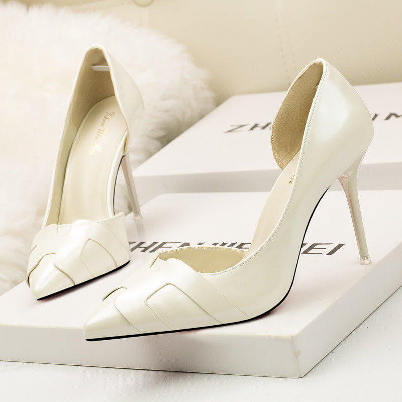 High Heels Stiletto High Heel Seitlich Hohl