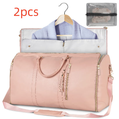 Sac de voyage grande capacité pour femme Sac à main Sac de costume pliant Sacs fourre-tout étanches pour vêtements