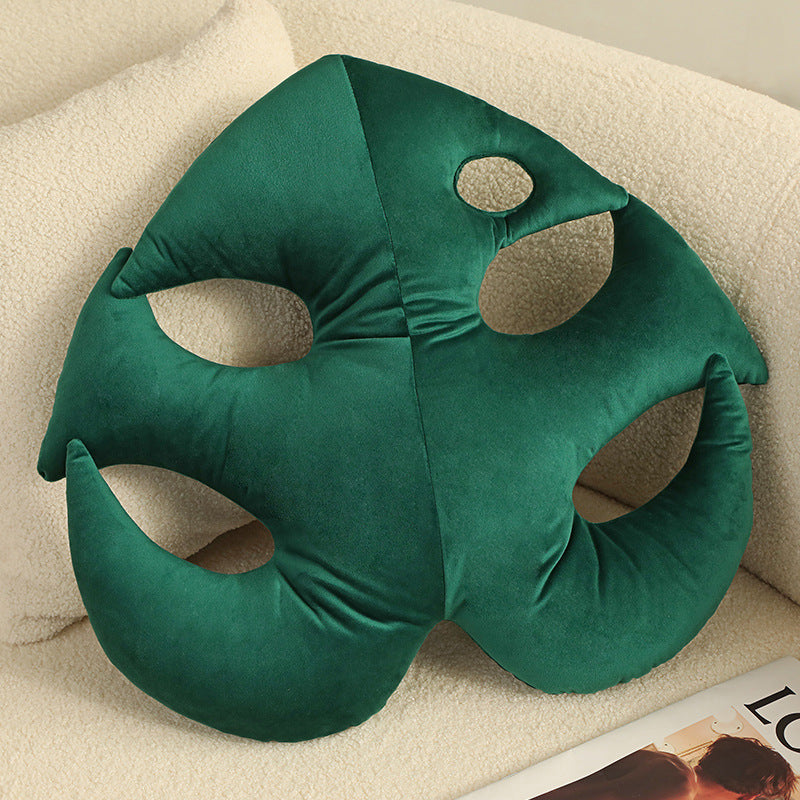 Coussin plante verte Philodendron