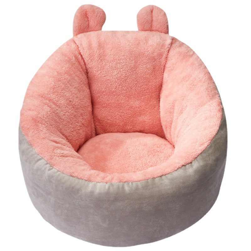 Lit pour chien Oreiller Doux Sac de Couchage Coussin Niche pour Chiot