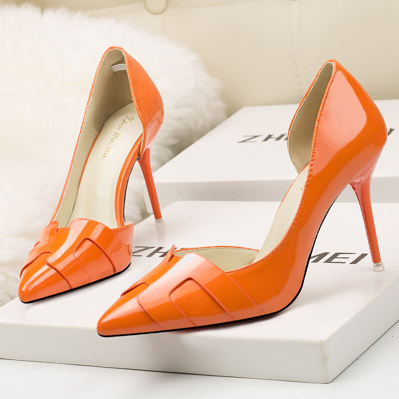 High Heels Stiletto High Heel Seitlich Hohl