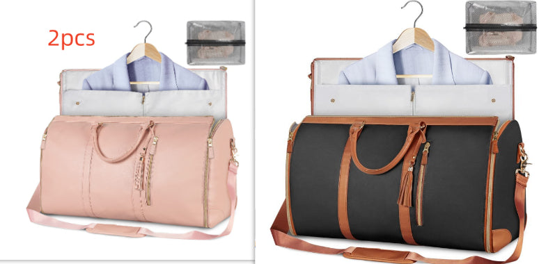 Sac de voyage grande capacité pour femme Sac à main Sac de costume pliant Sacs fourre-tout étanches pour vêtements