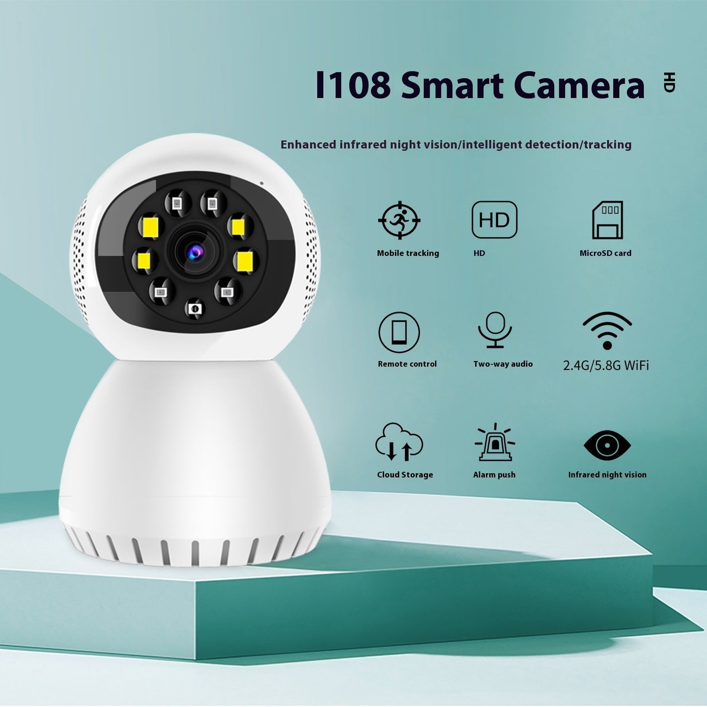 Trendy Dual Frequency Wireless Monitor Camera 1080P Hd Network Wifi H