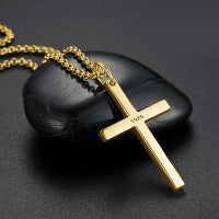 Luxury Sterling Silver Cross Pendant Necklace Jewelry Gifts For Women