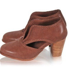 Spitze High Heels Lederstiefel mit seitlichem Reißverschluss