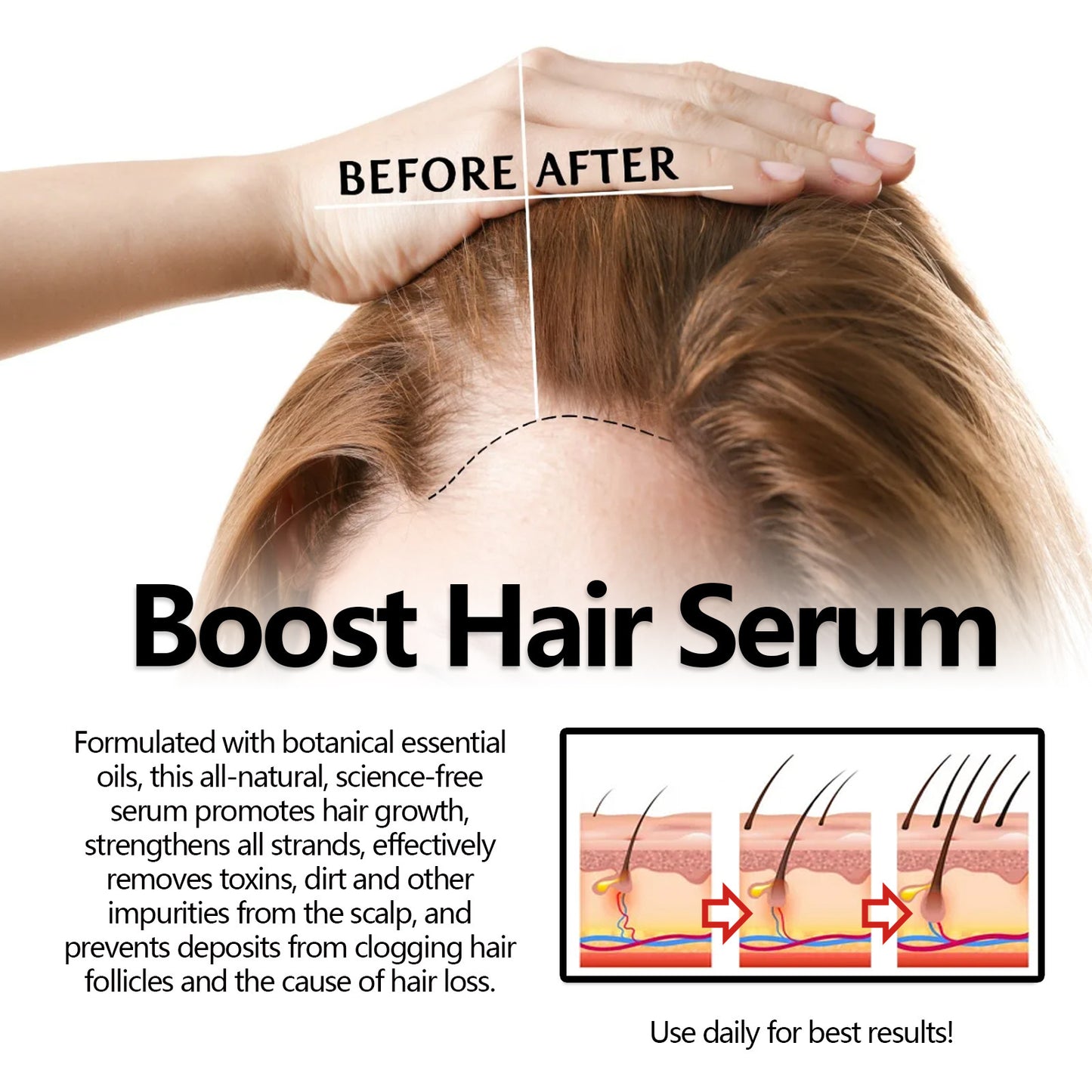 Kräuter-Haarpflegelösung gegen Haarausfall und zur Stärkung der Haare