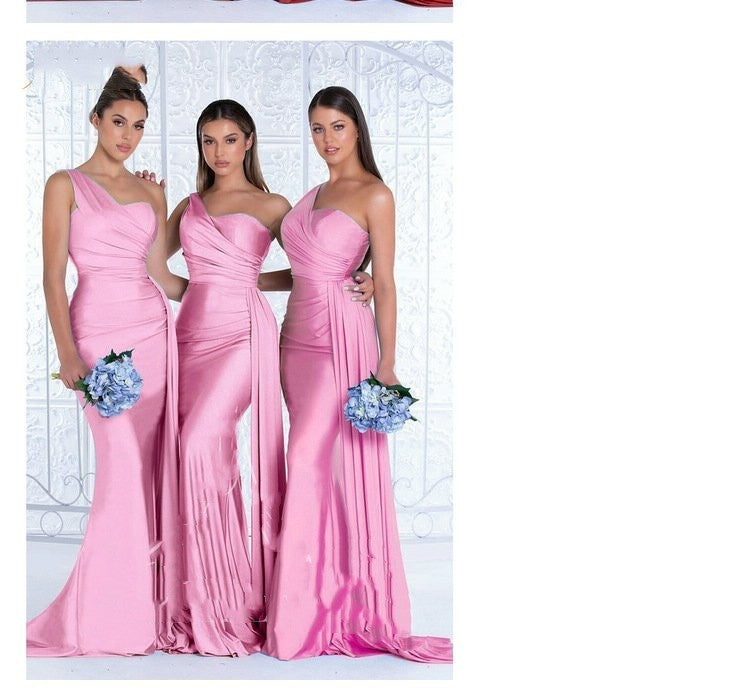 Robe de mariée élégante sirène asymétrique grande taille fat MM