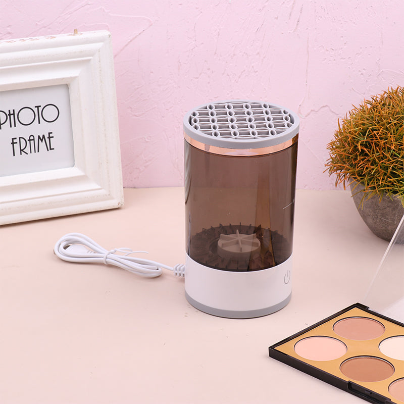 Women Lidschatten Pinsel Reinigungsgerät Tragbarer Elektrischer Make-up Pinsel Reiniger Mit USB-Aufladung Automatischer Kosmetikpinsel