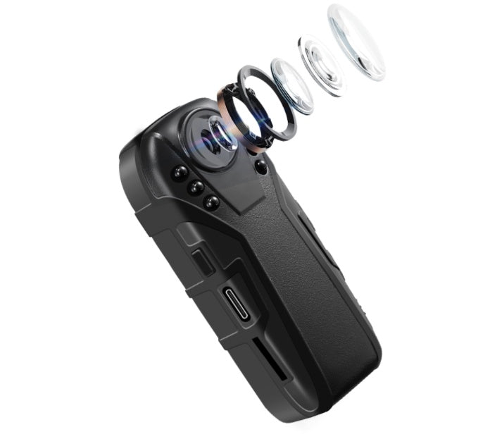 Tragbarer tragbarer Polizeirekorder HD 1080P Mini-Live-Kamera