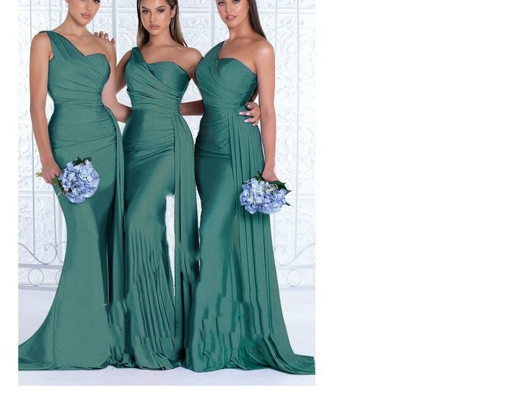 Robe de mariée élégante sirène asymétrique grande taille fat MM