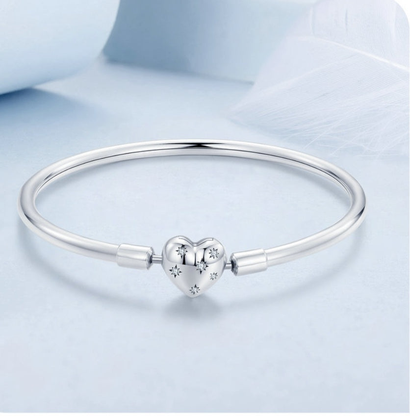 Bracelet en argent sterling S925 « Amour fantastique »