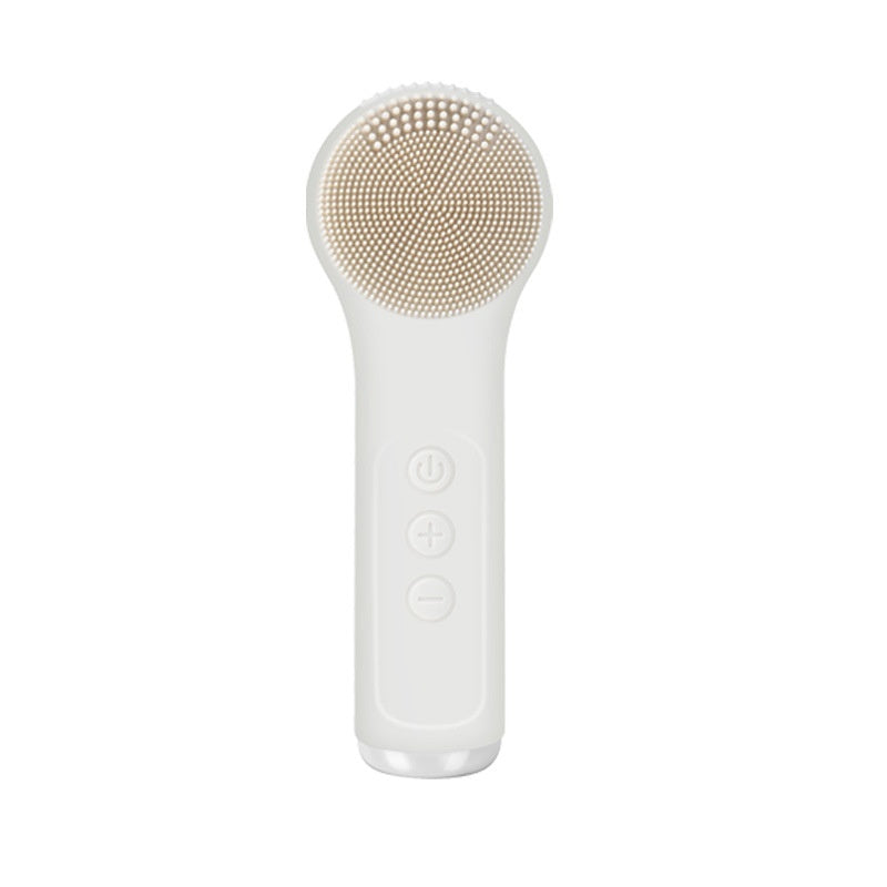 Silicone Facial Cleansing Device Pore Cleanser Face-cleaning Tool Deep-cleaning Electric Facial Brush