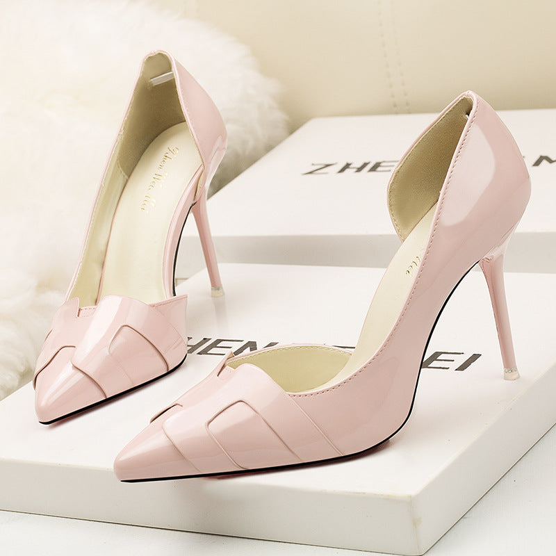 High Heels Stiletto High Heel Seitlich Hohl