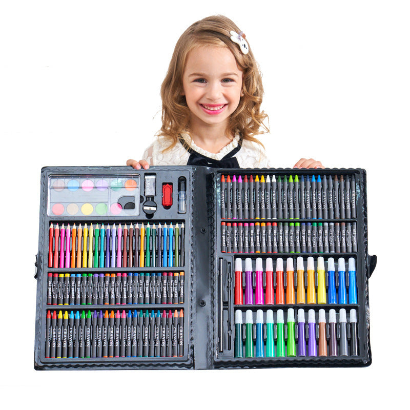 Trendy Painting Set, School Supplies, Brush Set, Oil Pastel Painting