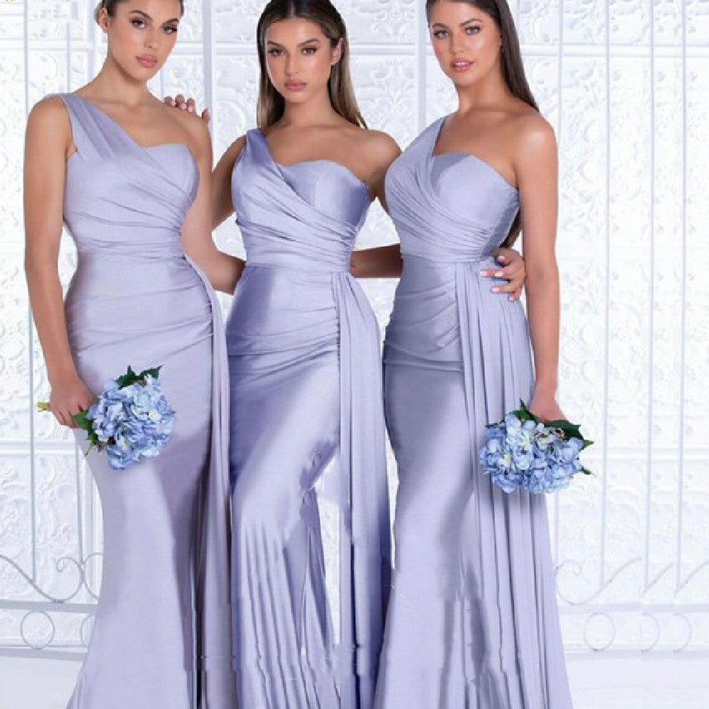 Robe de mariée élégante sirène asymétrique grande taille fat MM