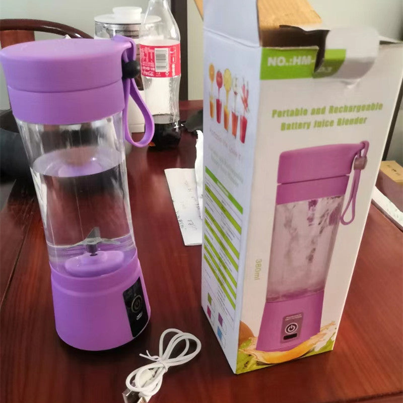 Mixeur portable avec mini-mélangeur de jus de fruits rechargeable par USB, mini-presse-agrumes électrique portable simple pour la maison