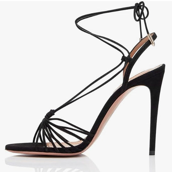 Fashion Sandalen Riemchen Stiletto-Absätze für Damen