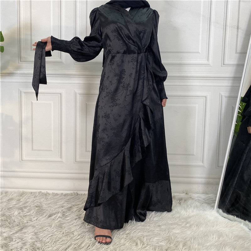 Nouvelle Mode Robe Musulmane Femme Patchwork