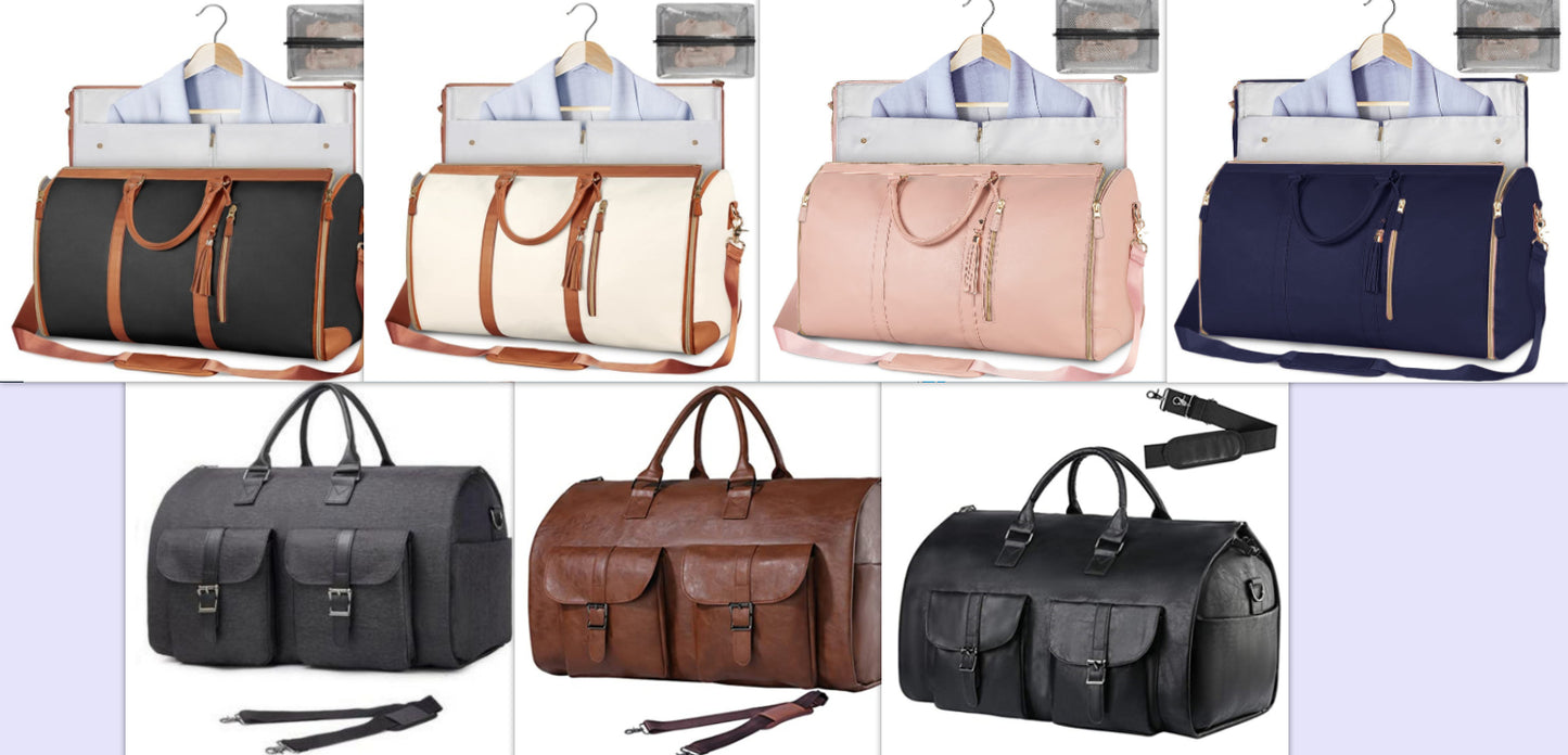 Sac de voyage grande capacité pour femme Sac à main Sac de costume pliant Sacs fourre-tout étanches pour vêtements