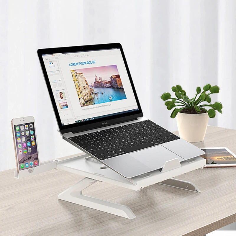 Nouveau support pour ordinateur portable, support multifonctionnel pliable et élévateur, support portable pour ordinateur portable, support d'écran, base en alliage d'aluminium