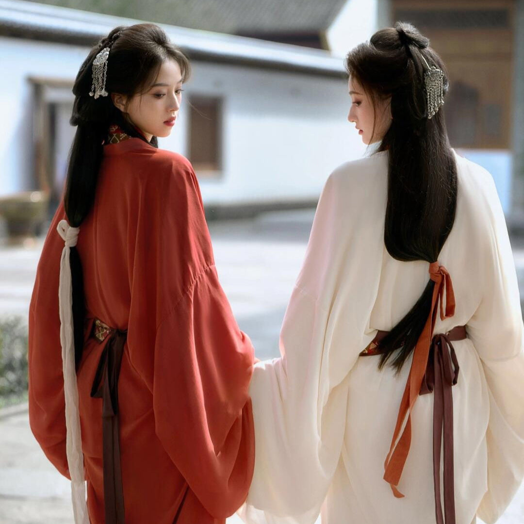 Hanfu moderne de style Royaumes combattants | Robe photographique Nouveaux styles de Hanfu