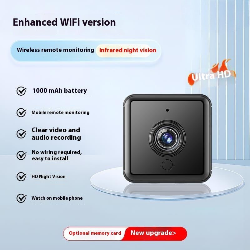 Moniteur sans fil Wi-Fi HD à vision nocturne à distance, sans prise, rotation à 360 degrés, sans angle mort