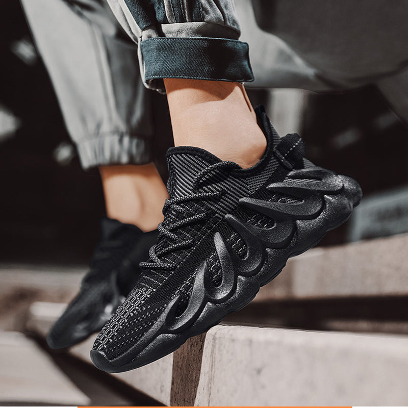 Baskets tendance à semelle ondulée pour hommes