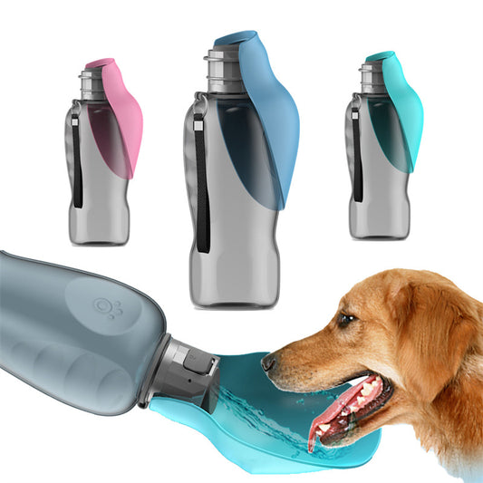 800 ml Hundewasserflasche, tragbar, hohe Kapazität, auslaufsicher, faltbarer Trinknapf für Haustiere, Golden Retriever, Spazierzubehör für draußen, Haustierprodukte