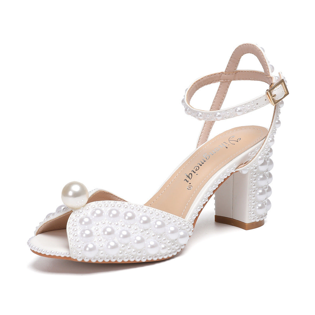PU Damenschuhe mit hohen Absätzen