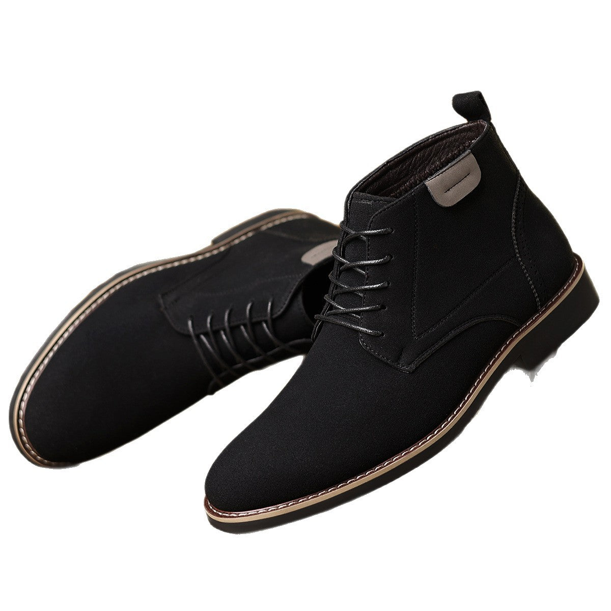 Martin Boots Men's British Style High-top Leather Shoes