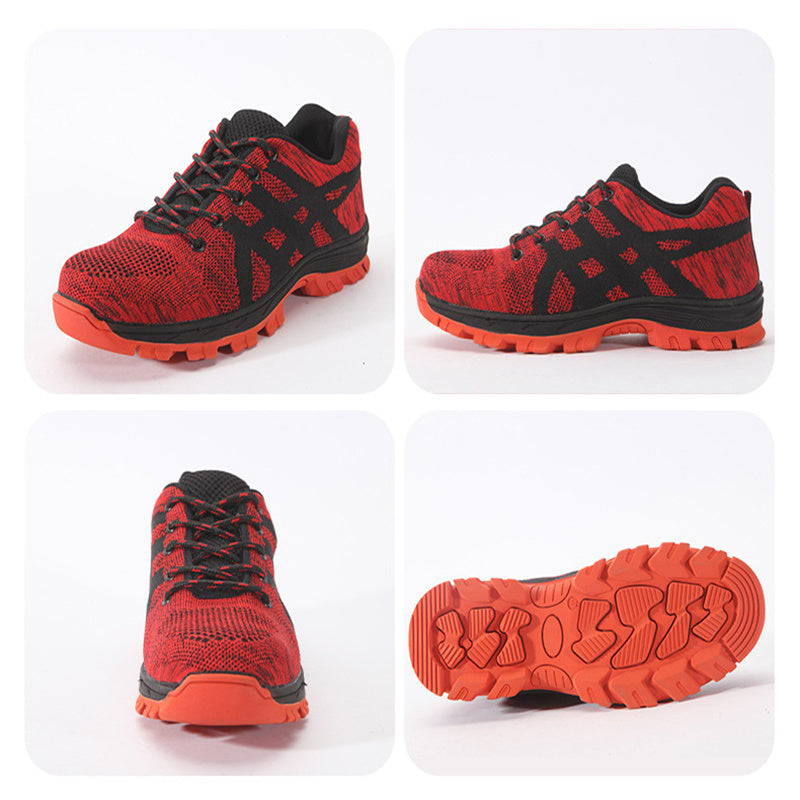 Chaussures de sécurité de travail, baskets indestructibles à embout en acier anti-perforation