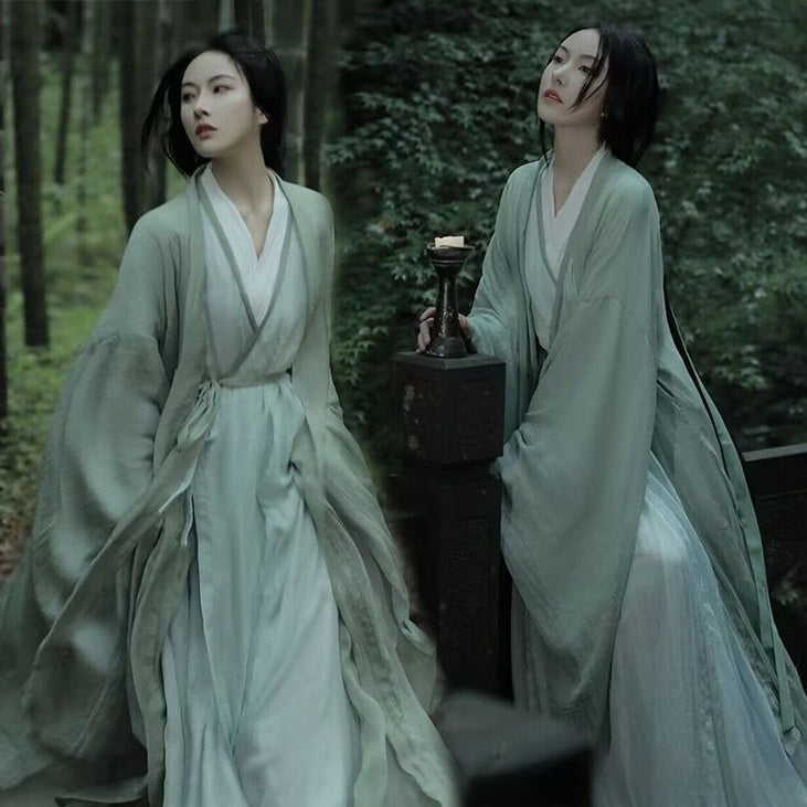 Hanfu moderne de style Royaumes combattants | Robe photographique Nouveaux styles de Hanfu