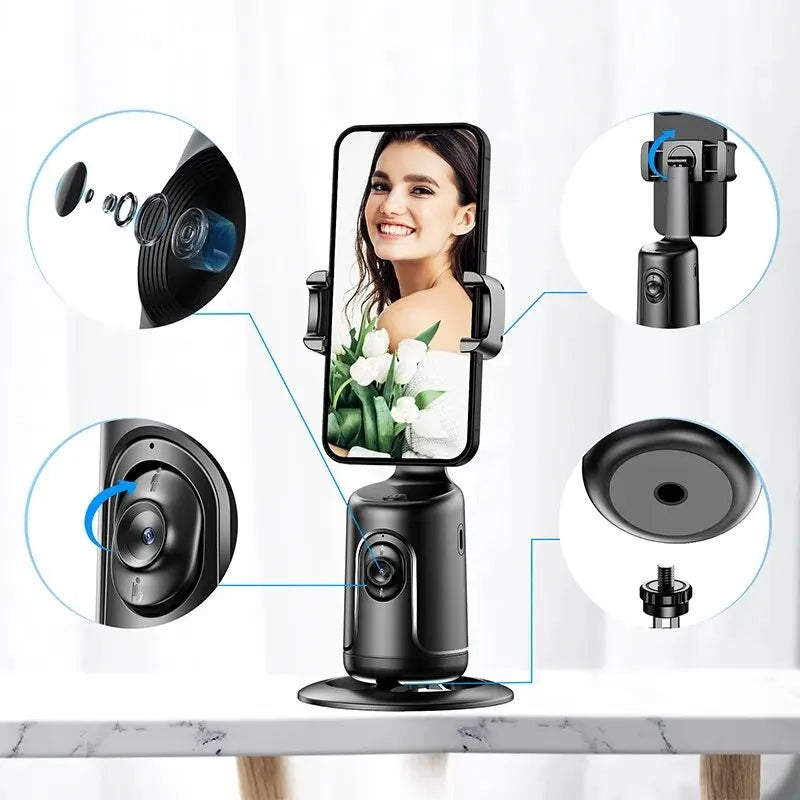 Trendy 360 Auto Face Tracking Gimbal Ai Smart Gimbal Face Tracking Au