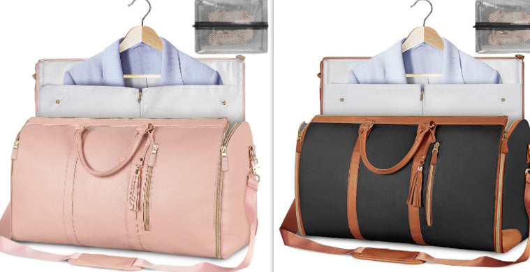 Sac de voyage grande capacité pour femme Sac à main Sac de costume pliant Sacs fourre-tout étanches pour vêtements