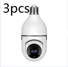 WLAN KAMERA 1080P Glühbirne 4-fach Zoom Kamera E27 Zuhause 5G WLAN Alarm Monitor